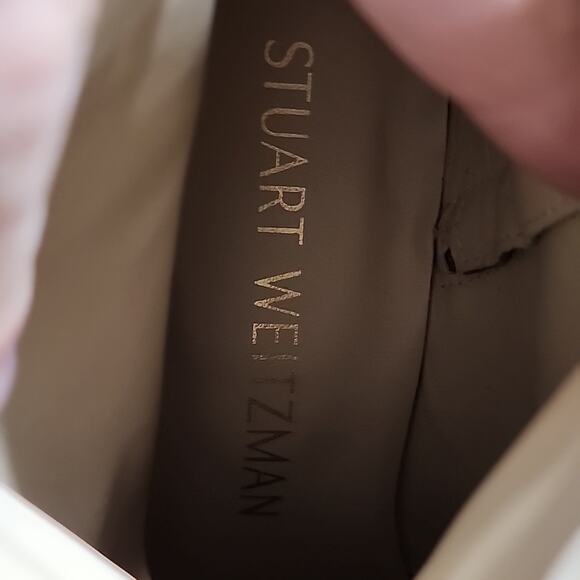 STUART WEITZMAN GARDINER POINTED-TOE SUEDE ANKLE BOOTS LADIES 10.5 NWOB - Picture 5 of 16